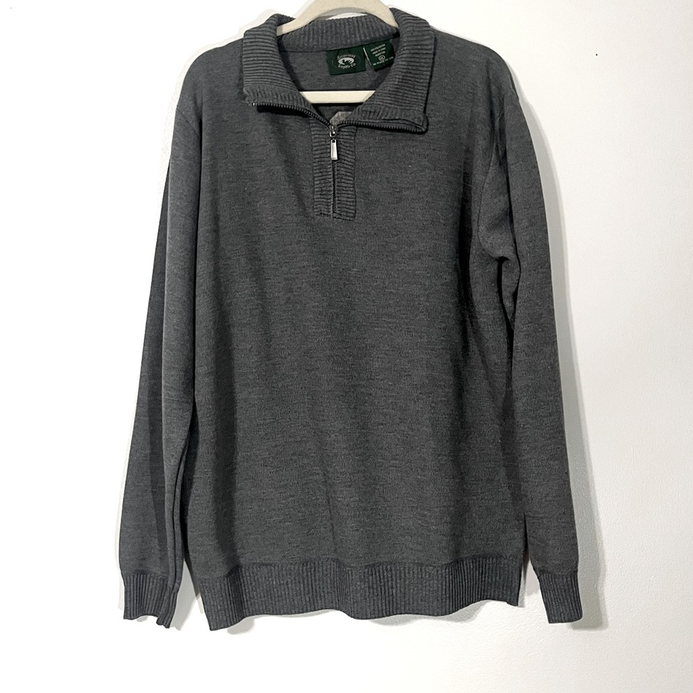 Stillwater Supply Co Gray Pullover Sweater 1/4 Zip Men’s Size XL NWT